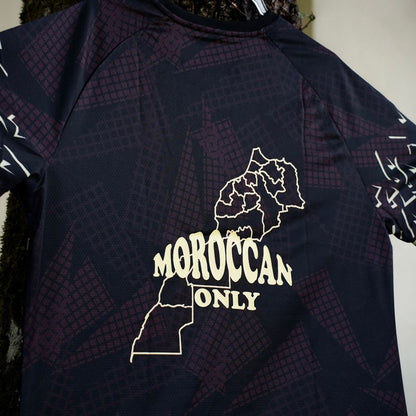 Vue arrière du maillot Moroccan Only Unmatch design unique