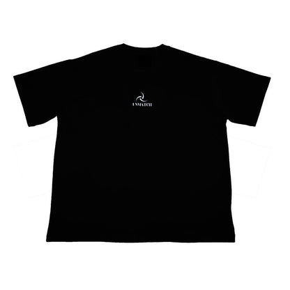 T-shirt noir Unmatch "3 histoires 1 combat" avec logo au centre – mode engagée et solidaire